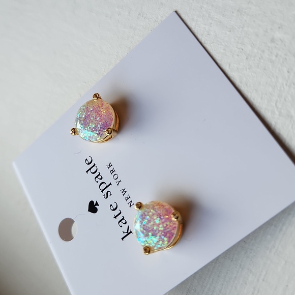 Kate Spade Rise and Shine Opal Glitter Earrings - Picture 5 of 7